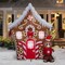8.5' Gemmy Airblown Inflatable Christmas Gingerbread House w/ Gingerbread Man Yard Decoration 883596